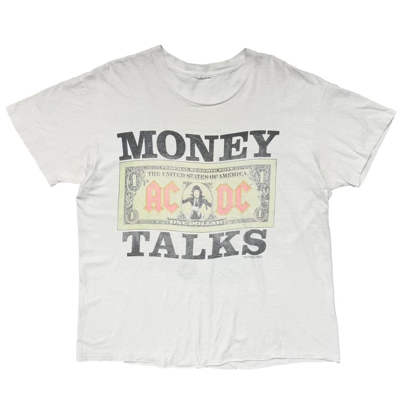 トップス AC/DC MONEY TALKS shirt XL greatland AC/DC MONEY TALKS FITS LARGE 5777 | greatLAnd O