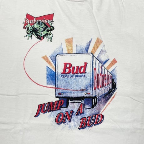 Budweiser JUMP ON A BUD WHITE XL 0390