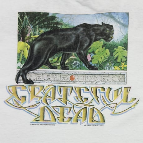 GRATEFUL DEAD 1989 THE REX FOUNDATION WHITE LIQUID BLUE XL 3007