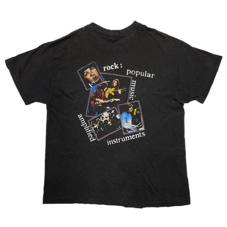 THE BEATLES rock : popular music amplified instruments HANES XL 3342
