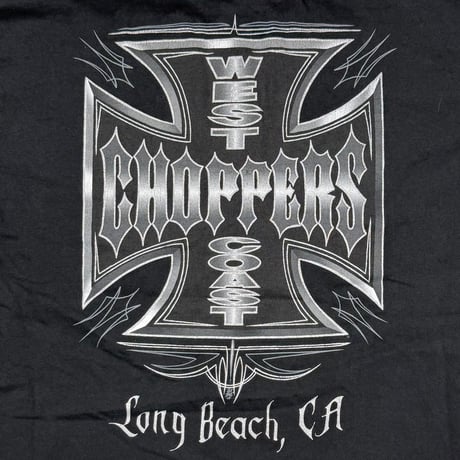 WEST COAST CHOPPERS METALLIC IRON CROSS LS LARGE 5302