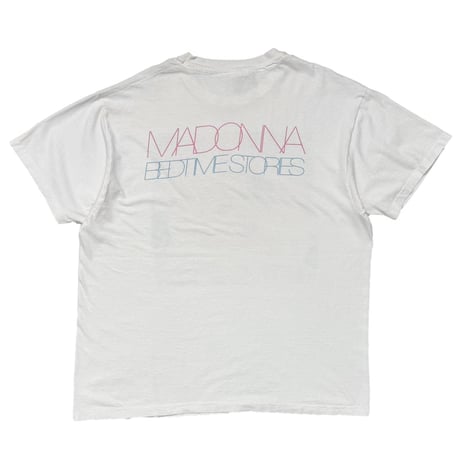 MADONNA BED TIME STORIES WHITE HANES XL 0227