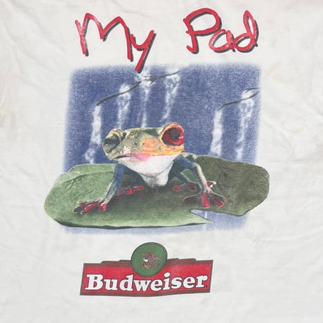 Budweiser 1995 JUMPING FROG COME OVER TO... WHITE CHAMP XL 2730