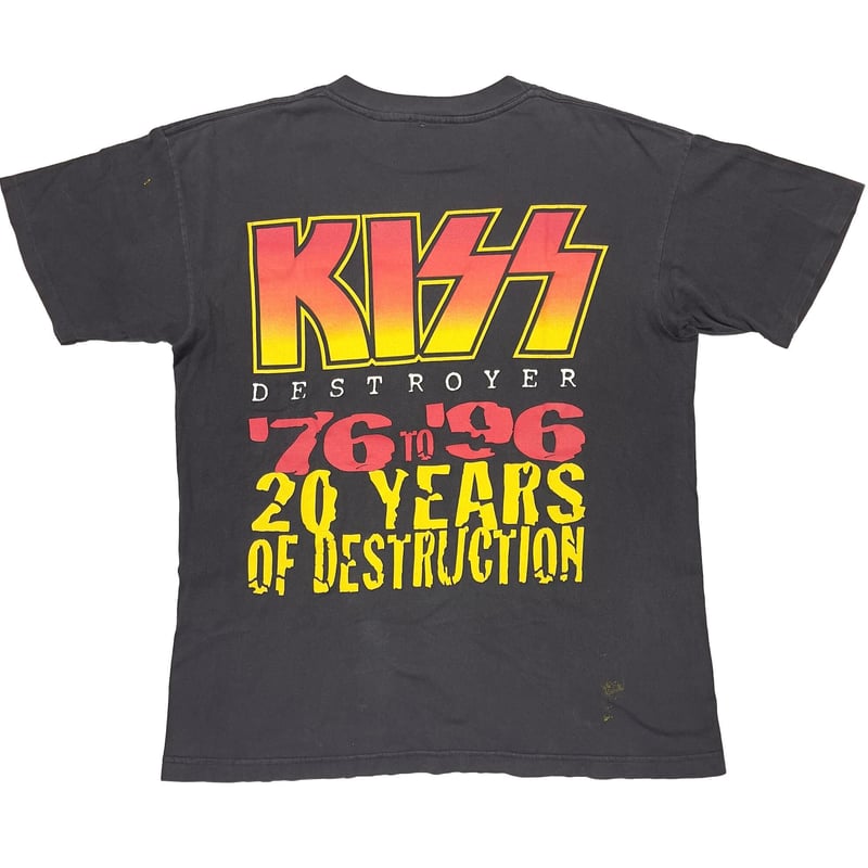 KISS キッス DESTROYER '76 TO '96 XL anvilタグ KISS キッス DESTROYER '76 TO '96 XL anvilタグ