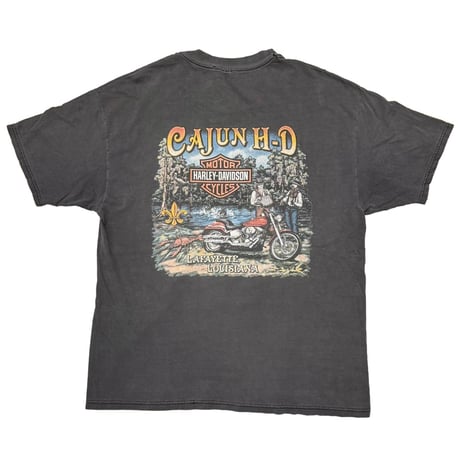 HARLEY DAVIDSON FLAMING EAGLE POCKET TEE XL 8331