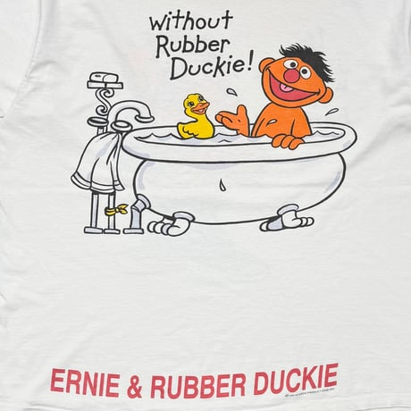 SESAME STREET ERNIE & RUBBER DUCKIE BATHROOM WHITE XL 0002