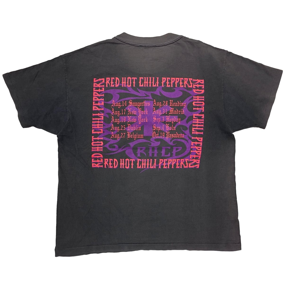 希少ヴィンテージUSA製 RED HOT CHILI レッチリ バンド 黒　L USA製 RED HOT CHILI PEPPERS レッチリ 黒 L ロンT - メルカリ