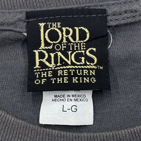 THE LORD OF THE RINGS THE RETURN OF THE KING CHACOAL LARGE 9952