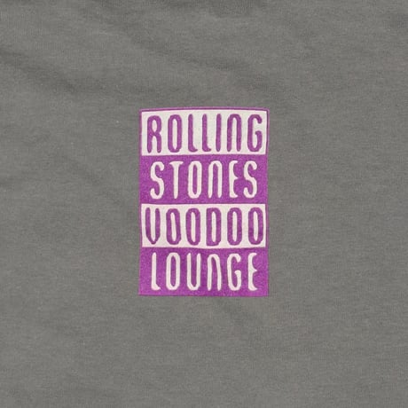 THE ROLLING STONES PURPLE SPIKE TONGUE VOODOO LOUNGE GREY BROCKUM LARGE 9999