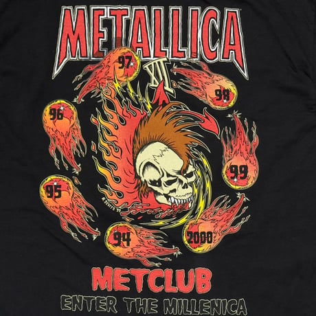 METALLICA 2000 ENTER THE MILLENICA METCLUB ALSTYLE LARGE 8662