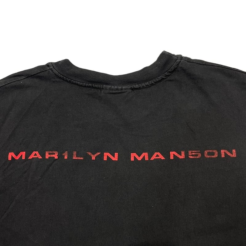トップス MARILYN MANSON God is in the tv XL MARILYN MANSON「GOD IS IN THE TV」XL – Cloakedinblack