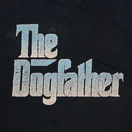 OLD & VINTAGE SNOOP DOGG PARODY THE DOG FATHER LOGO DOUBLE SIDE GILDAN LARGE 2200