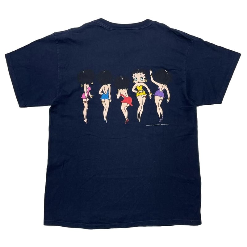 BETTY BOOP 1994 LINK PRINT NAVY TULTEX XL 6902