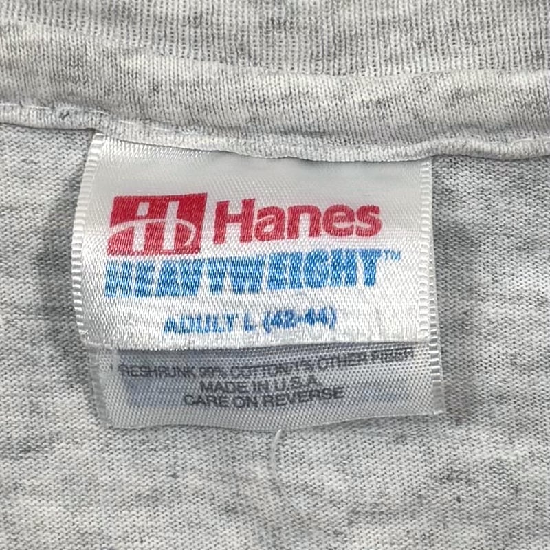BEASTIE BOYS FUCK ALL Y'ALL ASH GREY HANES LARG