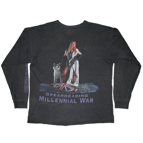 CRADLE OF FILTH SPEARHEADING MILLENNIAL WAR LS BLUE GRAPE FITS XL 6789