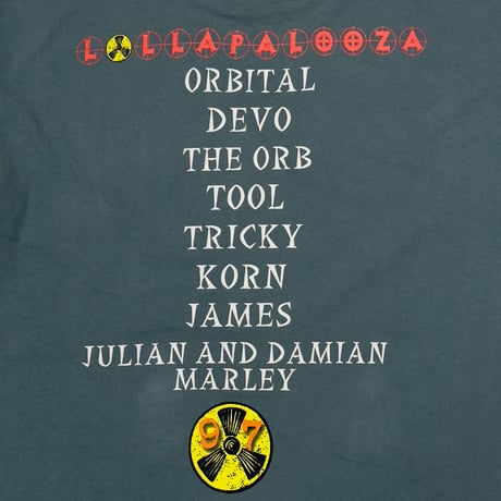 LOLLAPALOOZA 1997 MUSIC FESTIVAL SLATE LAREG 7508