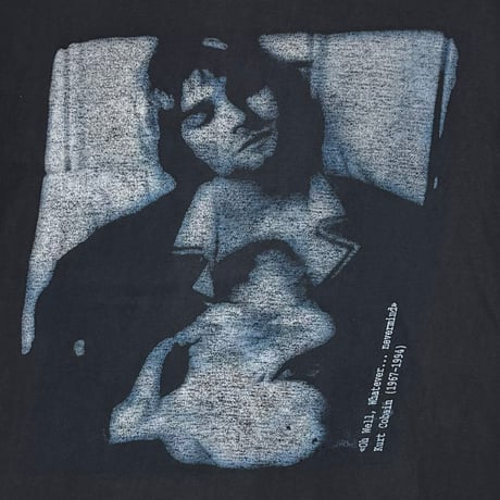 NIRVANA KURT COBAIN BOOTLEG MEMORIAL 1967-1994 BLACK XL 6840