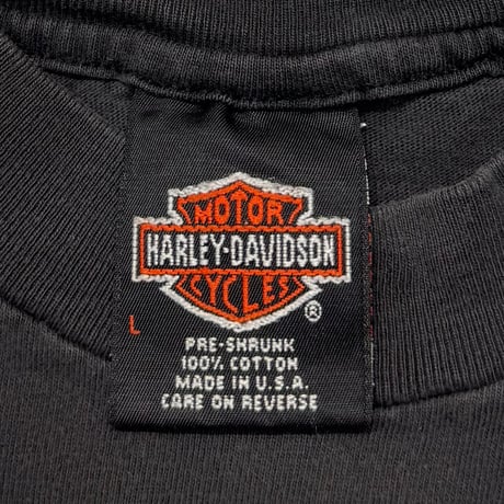 HARLEY DAVIDSON POCKET FLAME ZYTLSTRA IOWA BLACK LARGE 5454