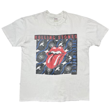 ROLLING STONES STEEL WHEELS TOUR WHITE STEDMAN XL 5085