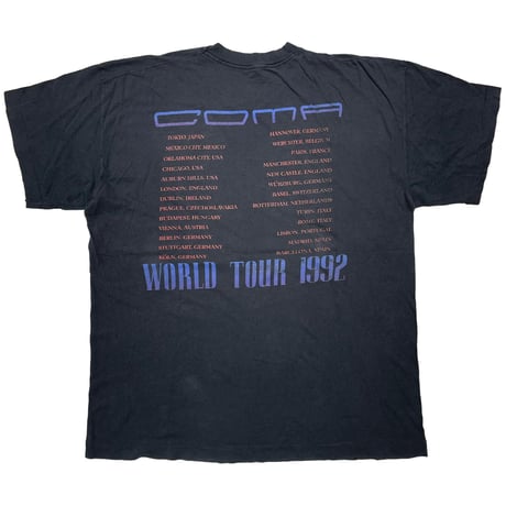GUNS N' ROSES COMA WORLD TOUR 1992 FITS XL 8117