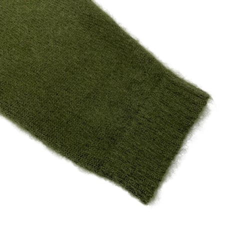 greatLAnd POLLYMAN MOHAIR CARDIGAN KHAKI