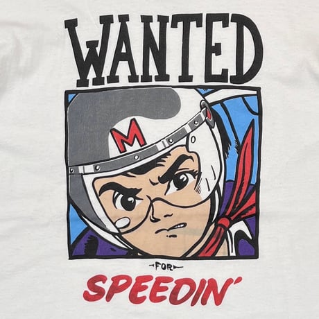 SPEED RACER GO WANTED FOR SPEEDIN WHITE FRUIT OF THE LOOM XL 7564