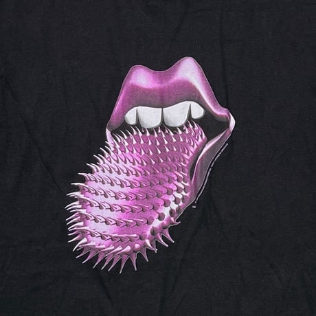 THE ROLLING STONES 1995 PURPLE SPIKE TONGUE VOODOO LOUNGE 94/95 LS FRUIT OF THE LOOM XL 5892