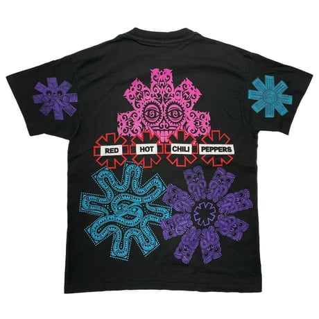 RED HOT CHILI PEPPERS 	1992 HANKY PANKY OVP TEE BLACK GIANT BY ANVIL XL 6887