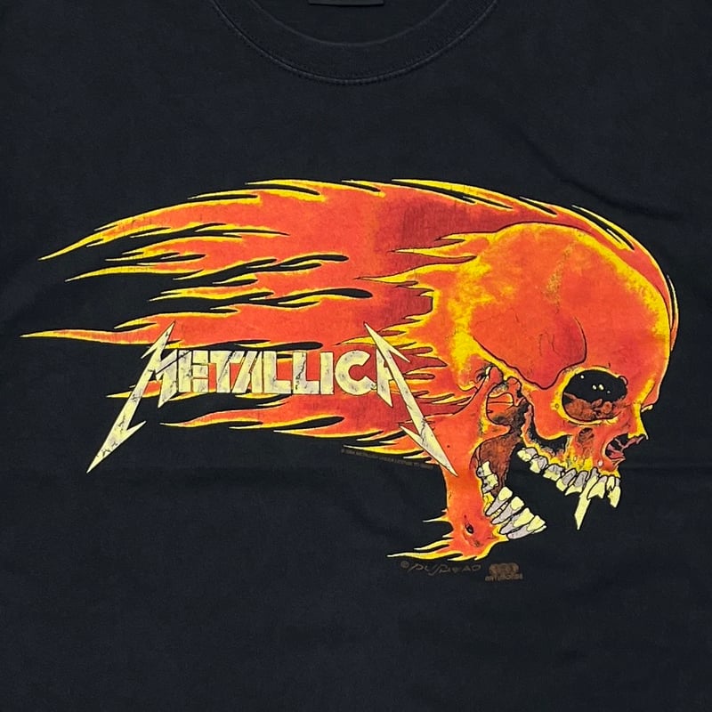 LLICA PUSHEAD Side Flame Skull ステッカー METALLICA PUSHEAD SIDE FLAME SKULL ARTIMONDE LA