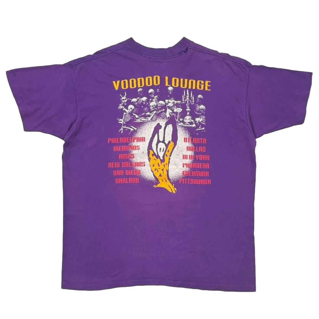 ローリングストーンズ L スパイクタン パープル ヴードゥーラウンジ ローリングストーンズ L スパイクタン パープル グレー 90s