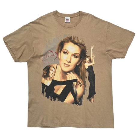 CELINE DION LET'S TALK ABOUT LOVE WORLD TOUR '99 BEIGE ANVIL XL 3292