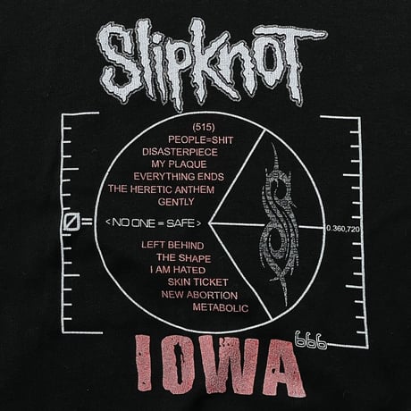 SLIPKNOT IOWA HOODED SWEATSHIRT L/XL 3657