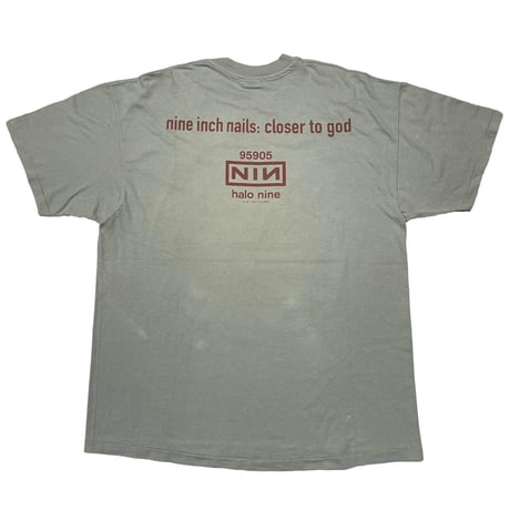 NINE INCH NAILS 1994 CLOSER TO GOD SAGE HANES XL 1656
