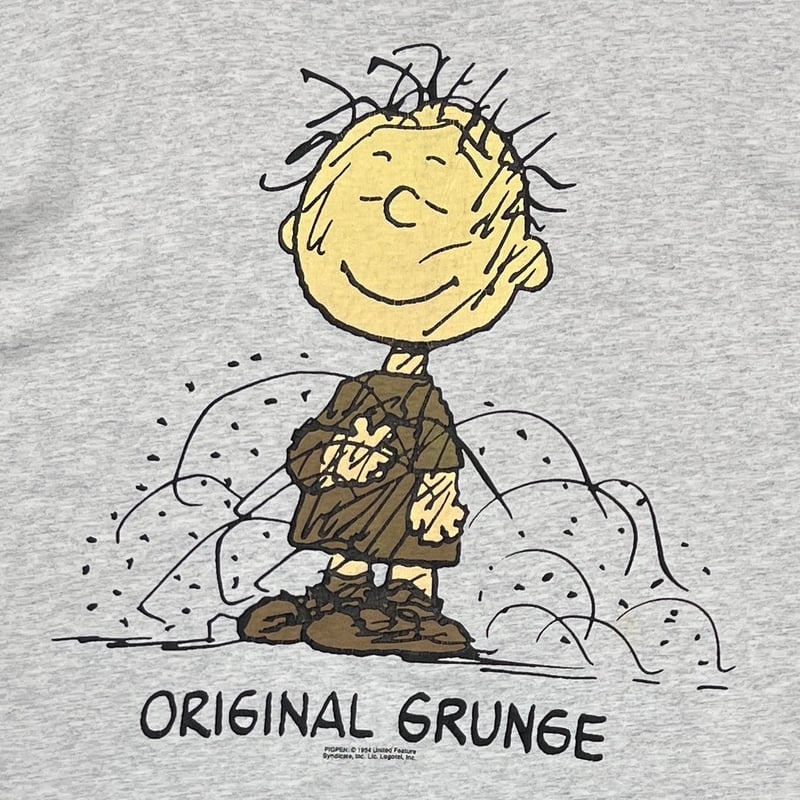 トップス PEANUTS ORIGINAL GRUNGE GREY XL 5430 PEANUTS ORIGINAL GRUNGE GREY XL 5430 | greatLAn