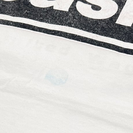 oasis BOX LOGO BACK CIRCLE PRINT WHITE FRUIT OF THE LOOM XL 1187