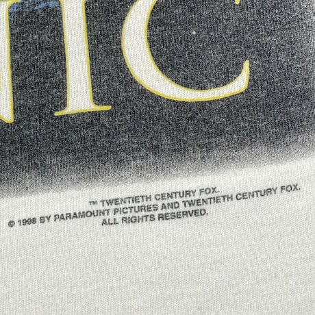 TITANIC 1998 MOVIE PROMO POSTER DESIGN WHITE STANLEY DESANTIS LARGE 1113