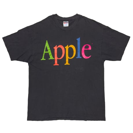 Apple COLOR TEXT LOGO Hanes XL 1840