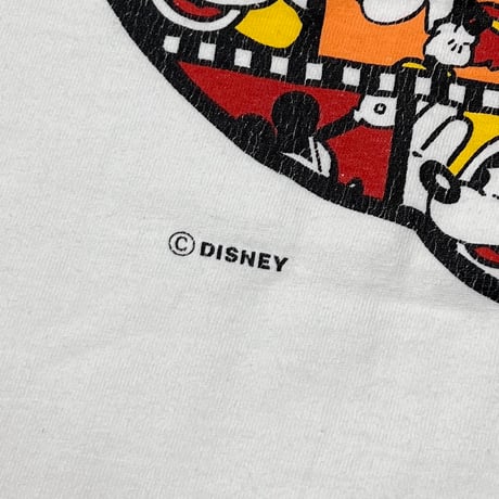 DISNEY VINTAGE MICKEY MOUSE FILM SILHOUETTE WHITE L/XL 8312