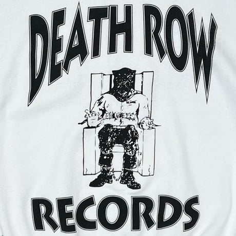 DR DRE THE CHRONIC WEED DEATH ROW RECORDS SWEAT HOODIE WHITE TULTEX LARGE 6508