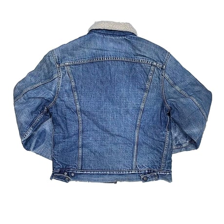LAST OF STORE VINTAGE LEVI'S DENIM BOA SHERPA JACKET LARGE 1431