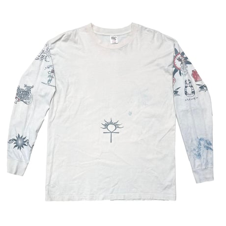DENNIS RODMAN TATTOO LS WHITE XL 1241