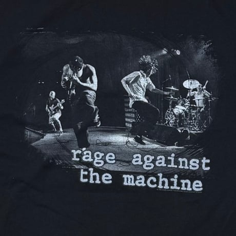RAGE AGAINST THE MACHINE BACK MEMBER PORTRAIT LS BLACK ALSTYLE LARGE 1036