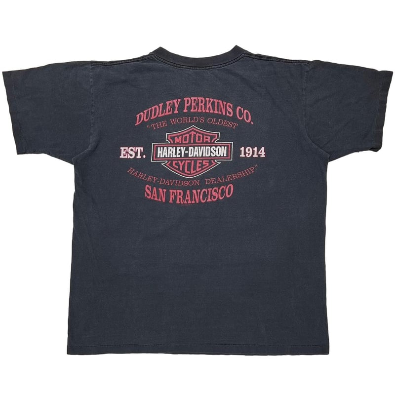 t*m様 Harley-Davidson Dudley Perkins Tシャツ Dudley Perkins Co. Harley Davidson, 90 Years T Shirt, Men's