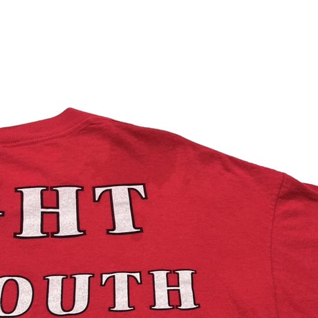 FISH BONE RACISM SUCKS RED BROCKUM XL 5555