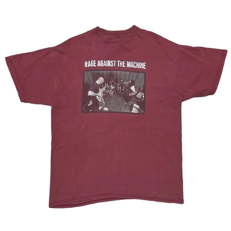 RAGE AGAINST THE MACHINE MEMBER PORTRAIT BURGUNDY giant XL 3724