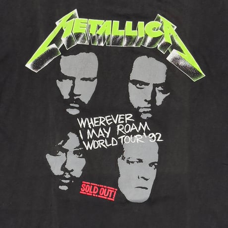 METALLICA WHEREVER I MAY ROAM WORLD TOUR BOOTLEG FITS L-XL 0141