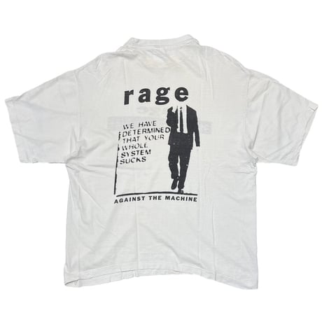 RAGE AGAINST THE MACHINE WE HAVE DETERMINED WHITE EURO XL 4255