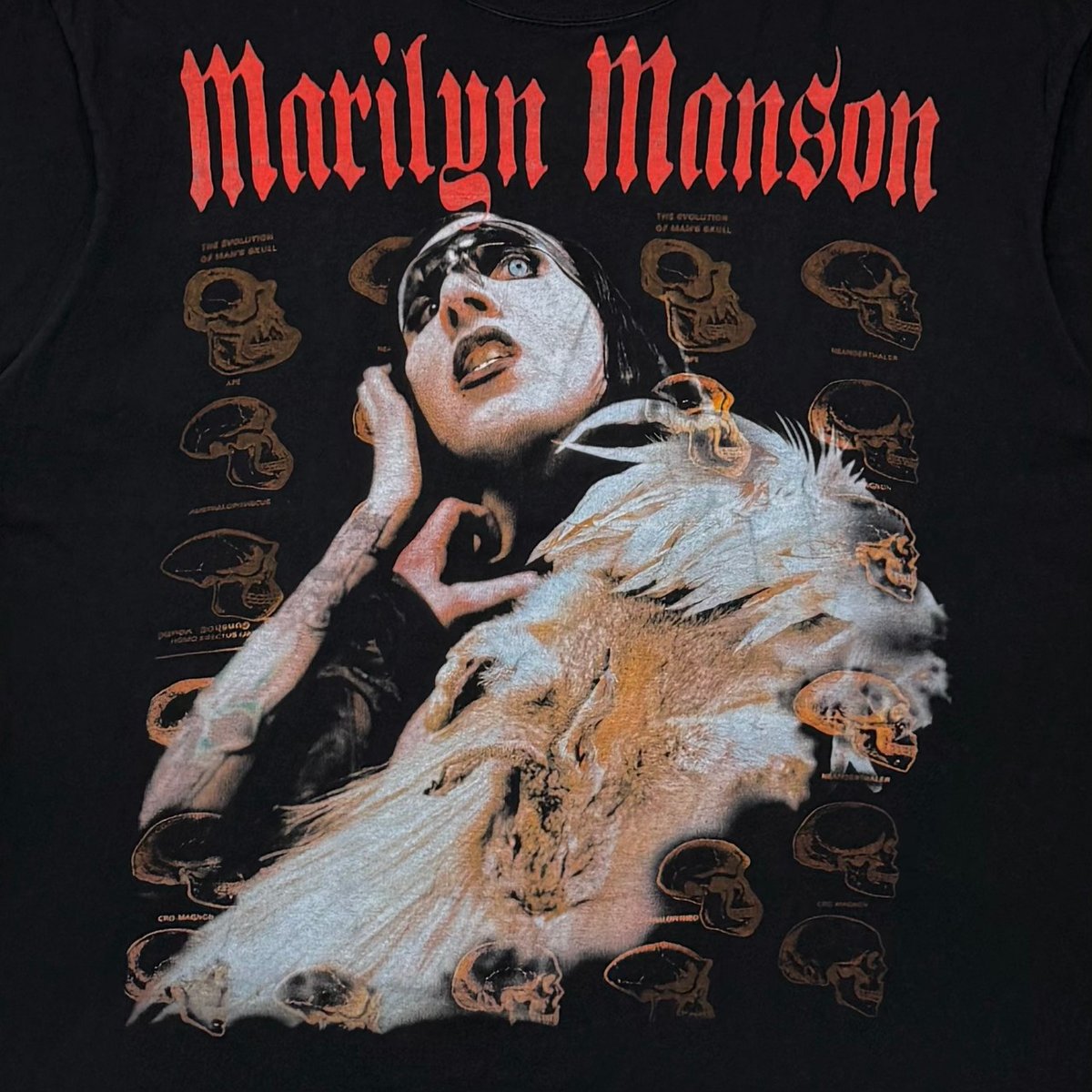 00s デッドストック marilyn manson 大判ポスター MARILYN MANSON ANTICHRIST SUPERSTAR BACK EYE EU