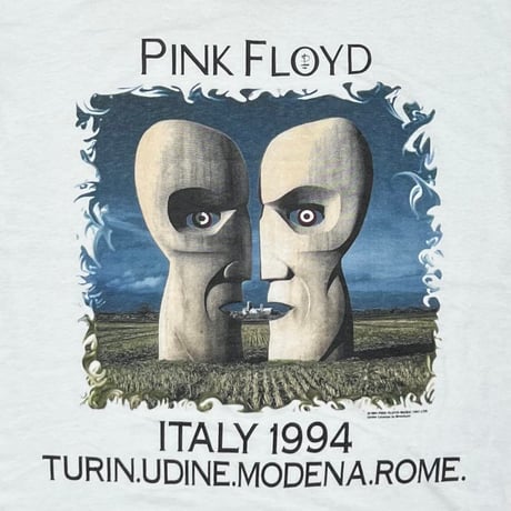 PINK FLOYD ITALY TOUR 1994 WHITE EURO XL 3263
