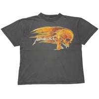 METALLICA PUSHEAD SIDE FLAMING VAMPIRE SKULL EURO XL 0462